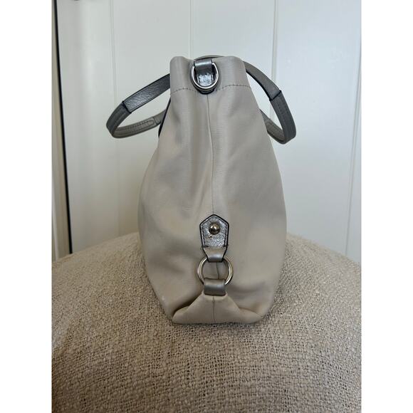 Coach White and Silver Satchel - Picture 10 of 10